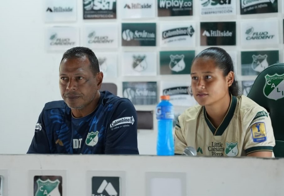 Declaraciones de Natalia Hernández y Jhon Alber Ortiz previo a la gran final recibiendo a Santa Fe.